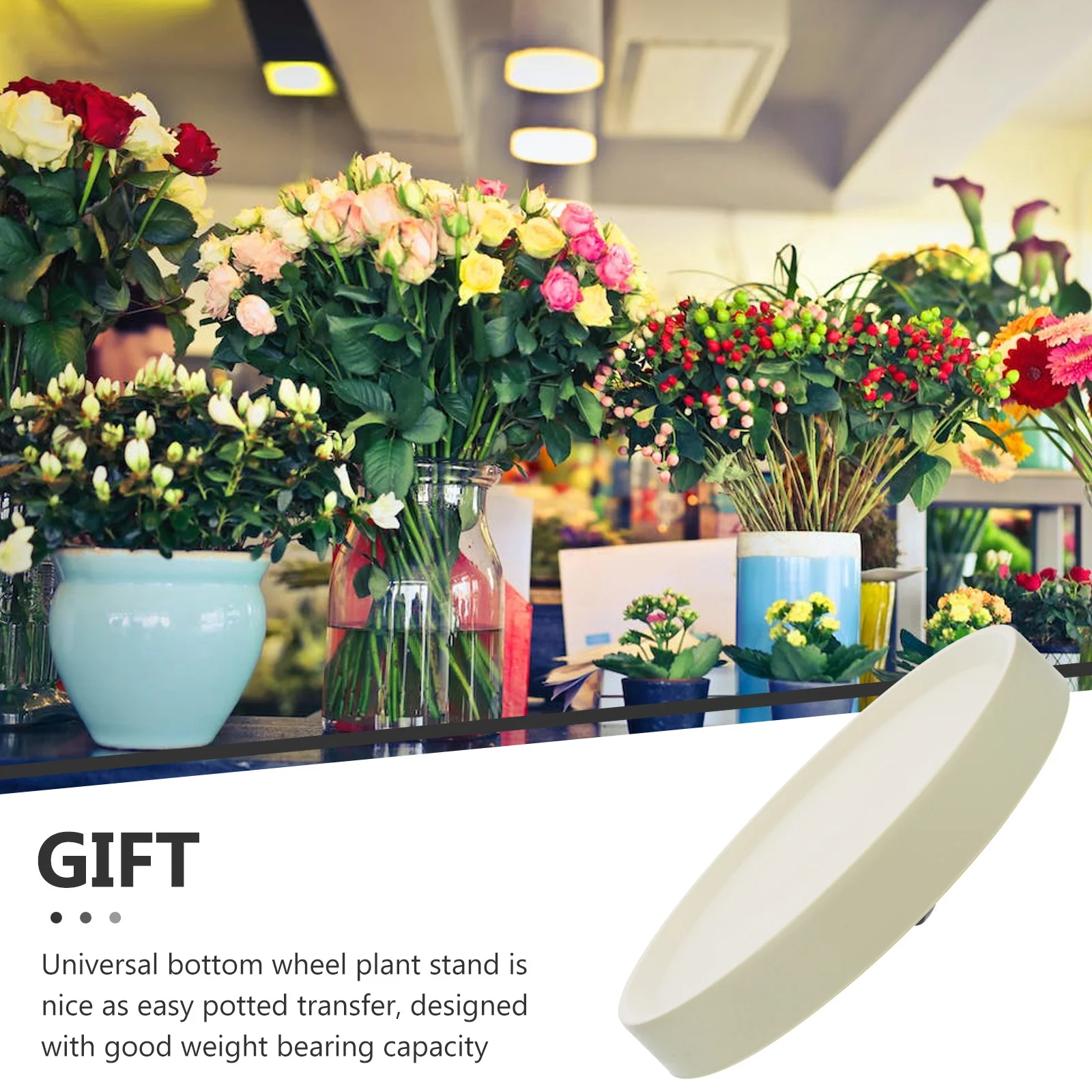 

Heavy Duty Rolling Flower Pot Stand With Wheels Movable Tray Base For Indoor Home Office Use Roller Base Stand On Wheels Potted