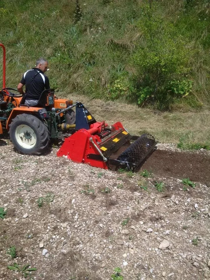 Agricultural used tractor heavy stone burier for sale