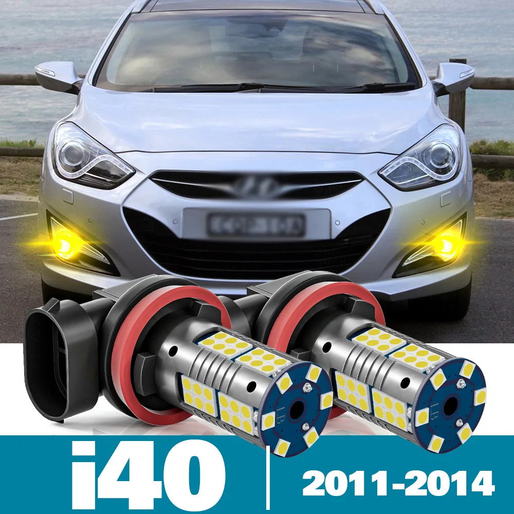 

2pcs LED Fog Light For Hyundai i40 Accessories 2011 2012 2013 2014