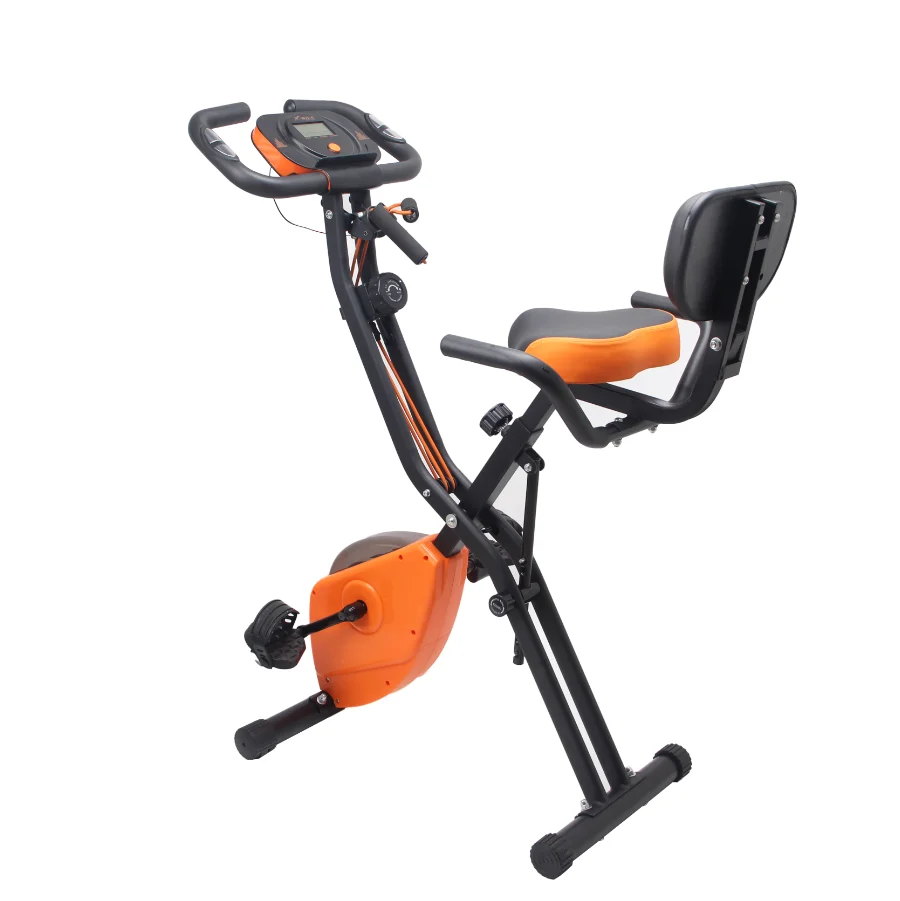 

Gym Fitness Indoor Cycling Durable Spin Bike Exercise Magnetic Mini Folding Mini Bicycle with Heart Rate