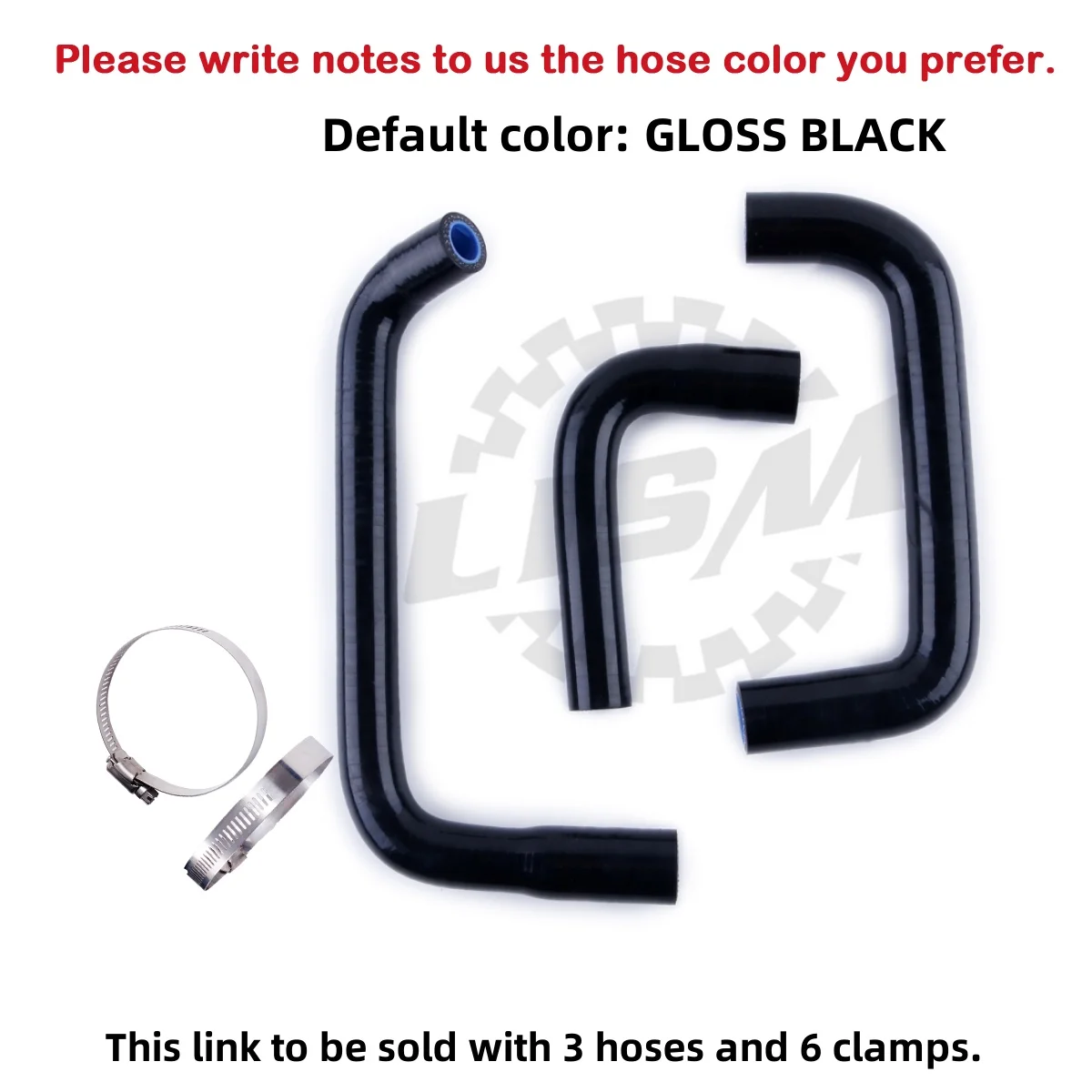 

3PCS 3PLY For Nissan Skyline GTR GT-R R32 R33 R34 RB26 Silicone Breather Coolant Hose Pipe Replacement Auto Parts 1990 1991