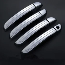 Chrome Car Door Handle Cover Cup Bowl Trim For Chery Tiggo 3X / Chery Tiggo 2 2016 2017 2018 2019 2020 2021 Styling Accessories