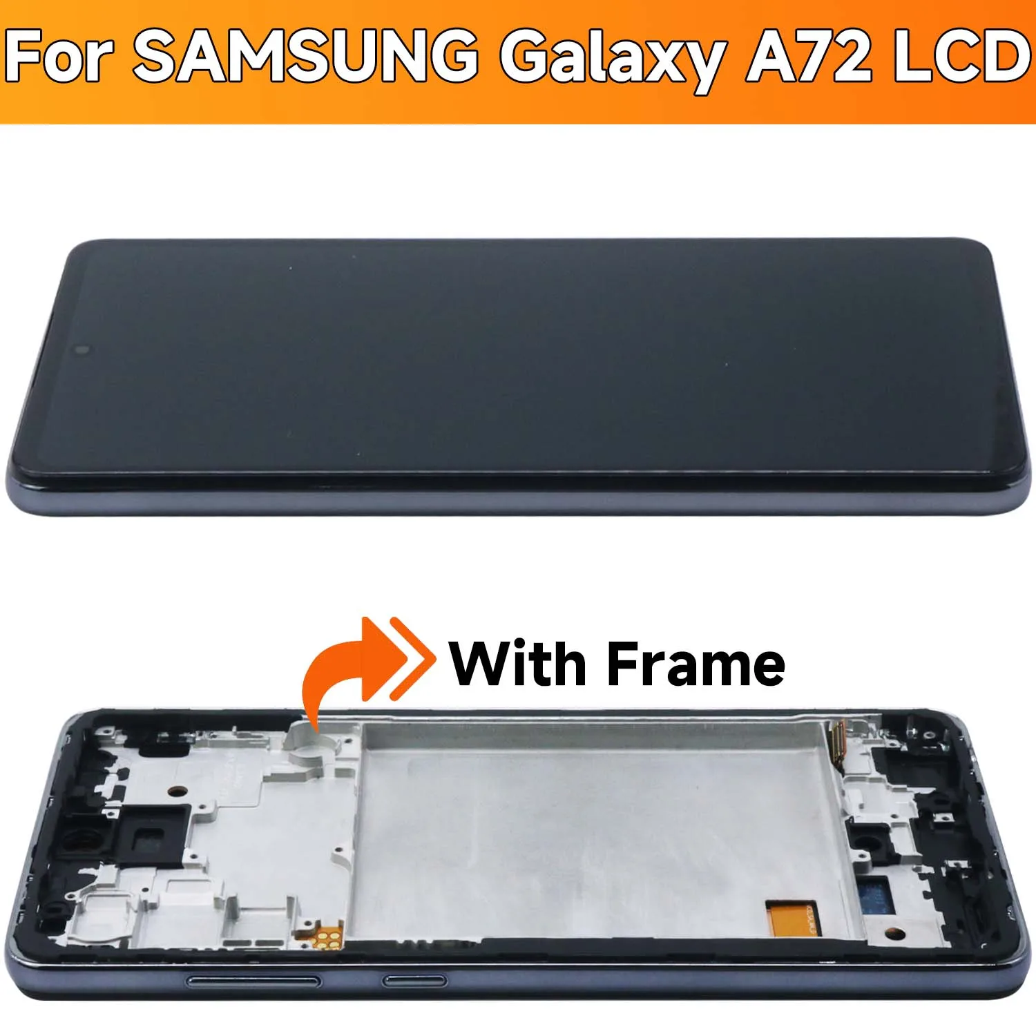 100% Tested For Samsung A72 4G SM-A725F A725M LCD Display Touch Screen Digitizer Assembly Replacement For Samsung A72 LCD