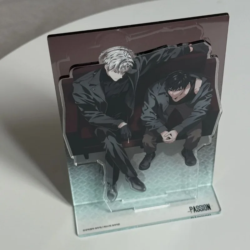 

Passion Anime Figures Stand Model Plate Acrylic Plate Desk Decor Standing Desktop Decoration Kids Friends Gift for Fans Cosplay