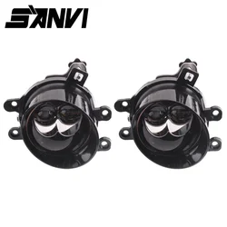 Sanvi 자동차 Bi LED 렌즈 쌍곡면 안개등, 토요타 코롤라 야리스 아우리스 랜드 크루저 캠리 하이랜더용, 3 인치, 5500K
