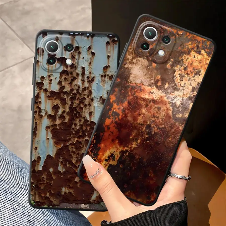 حافظة لهاتف Xiaomi Mi 9 10T 13 10 11 13 Lite 9T 11T 14 Pro CC9Pro تصميم صدأ ريترو