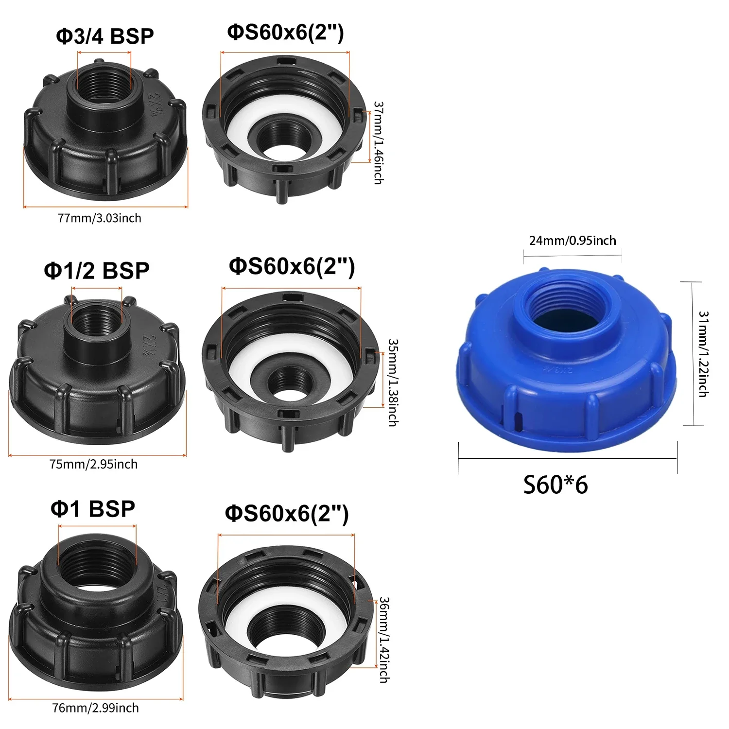 استبدال صمام المناسب للمنزل حديقة موصلات المياه 1/2 بوصة 3/4 بوصة 1 بوصة موضوع جديد خزان lBC محول الحنفية