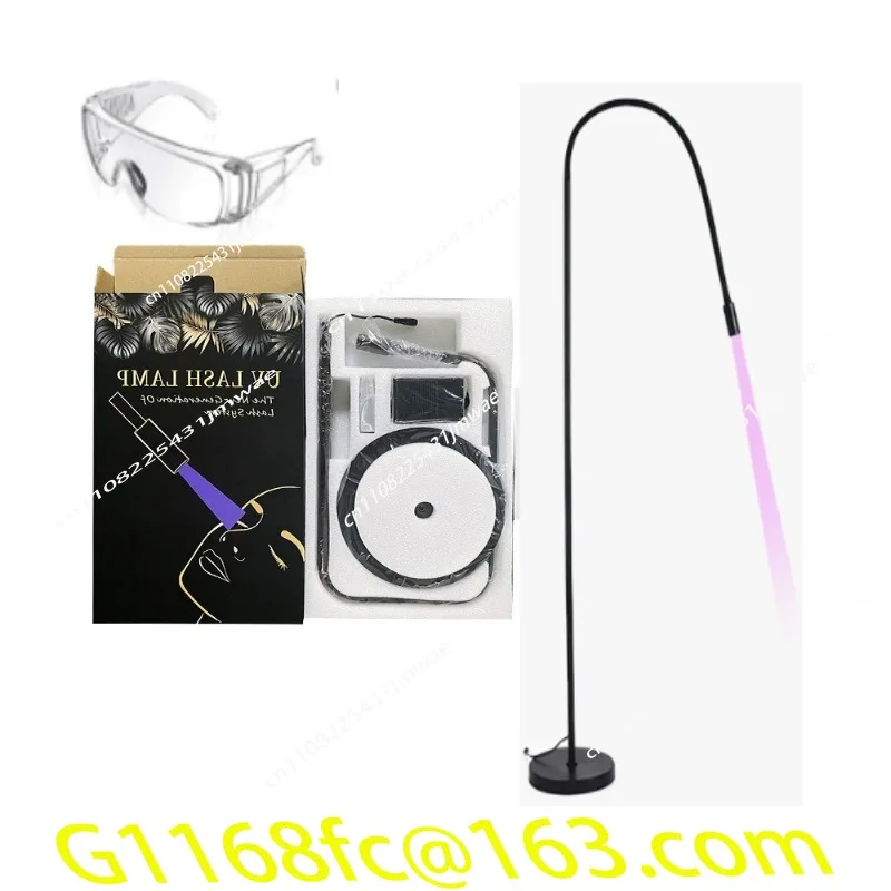 New UV Eyelash Light Pedal Foot Control LED Floor Light 400NM