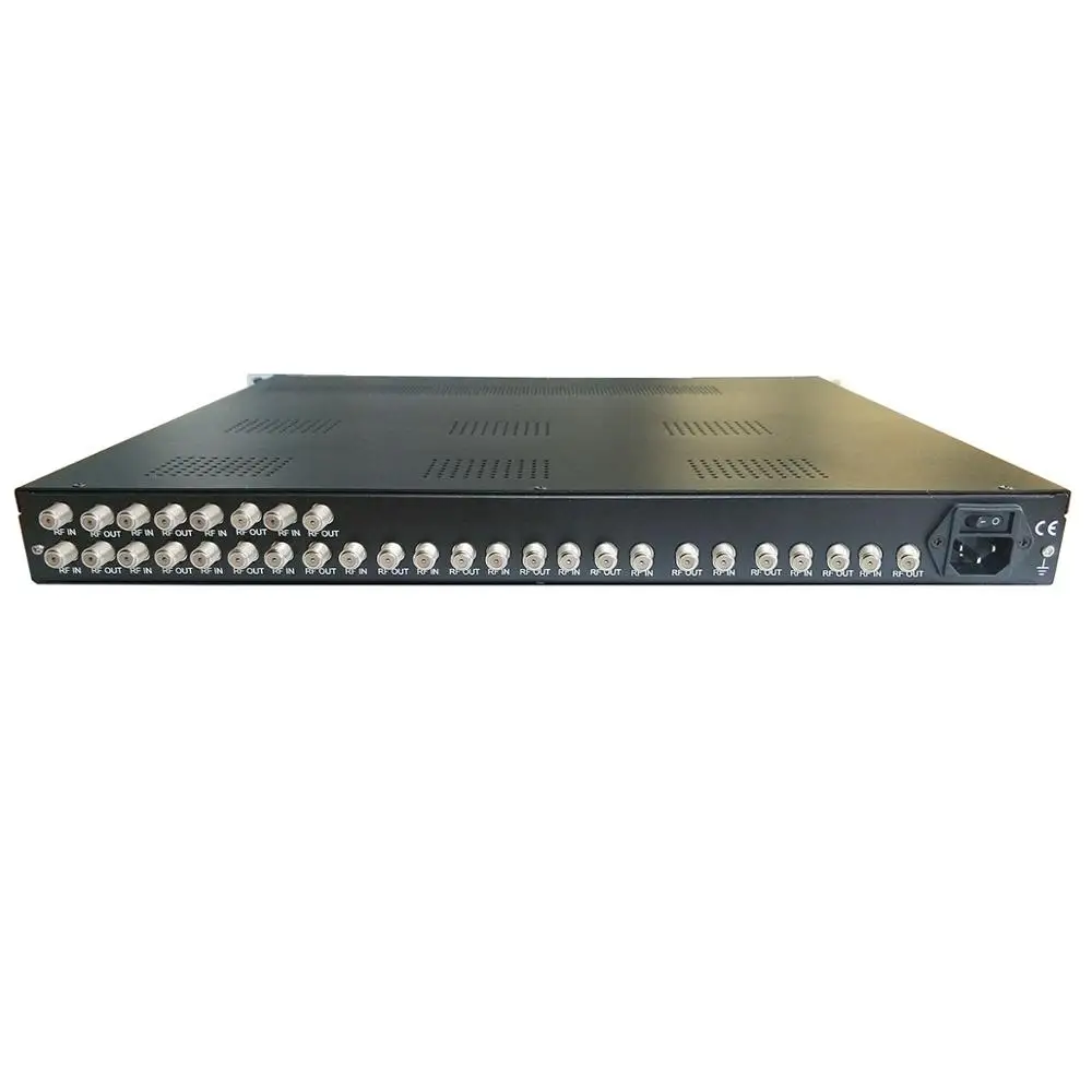 TUOYING Satellite TV Reception Digital TV Signal DVB-T Modulator 8 DVB-T 8 FTA DVB-S/DVBS2 Inputs 8-Carrier Output UDP/RTP