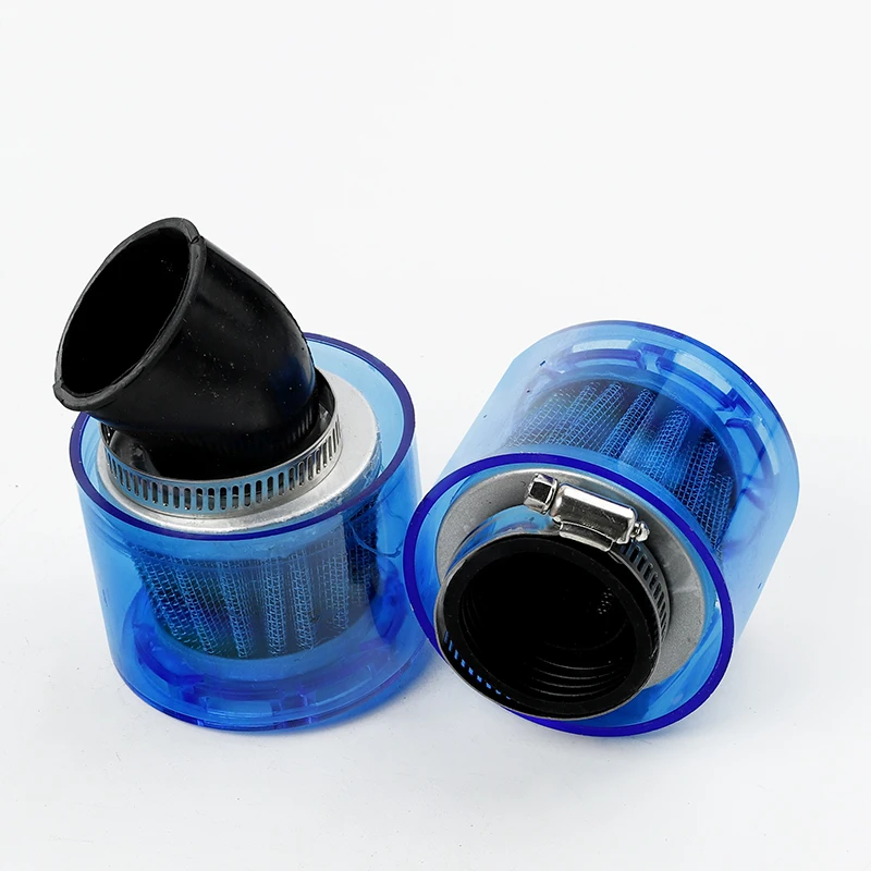 Motorcycle 35/38mm Bend Elbow/Stright WaterProof Air Filter Cleaner For 50cc-250cc ATV Pit Dirt Bike Motorbike Splash Proof part