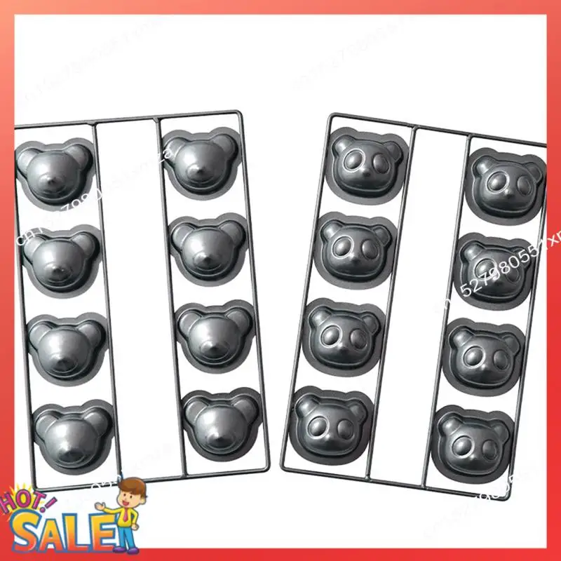 

ABCL 2 Piece Bear Baking Mold Pan Non-Stick Carbon Steel DIY Cute Candy Cake Mold Tools Decoration Biscuit Candy Mould