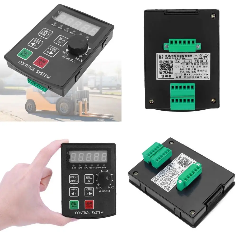 

R9UF Stepper Servo Motor Drive Controller DC12-24V Servo Presets Control Module