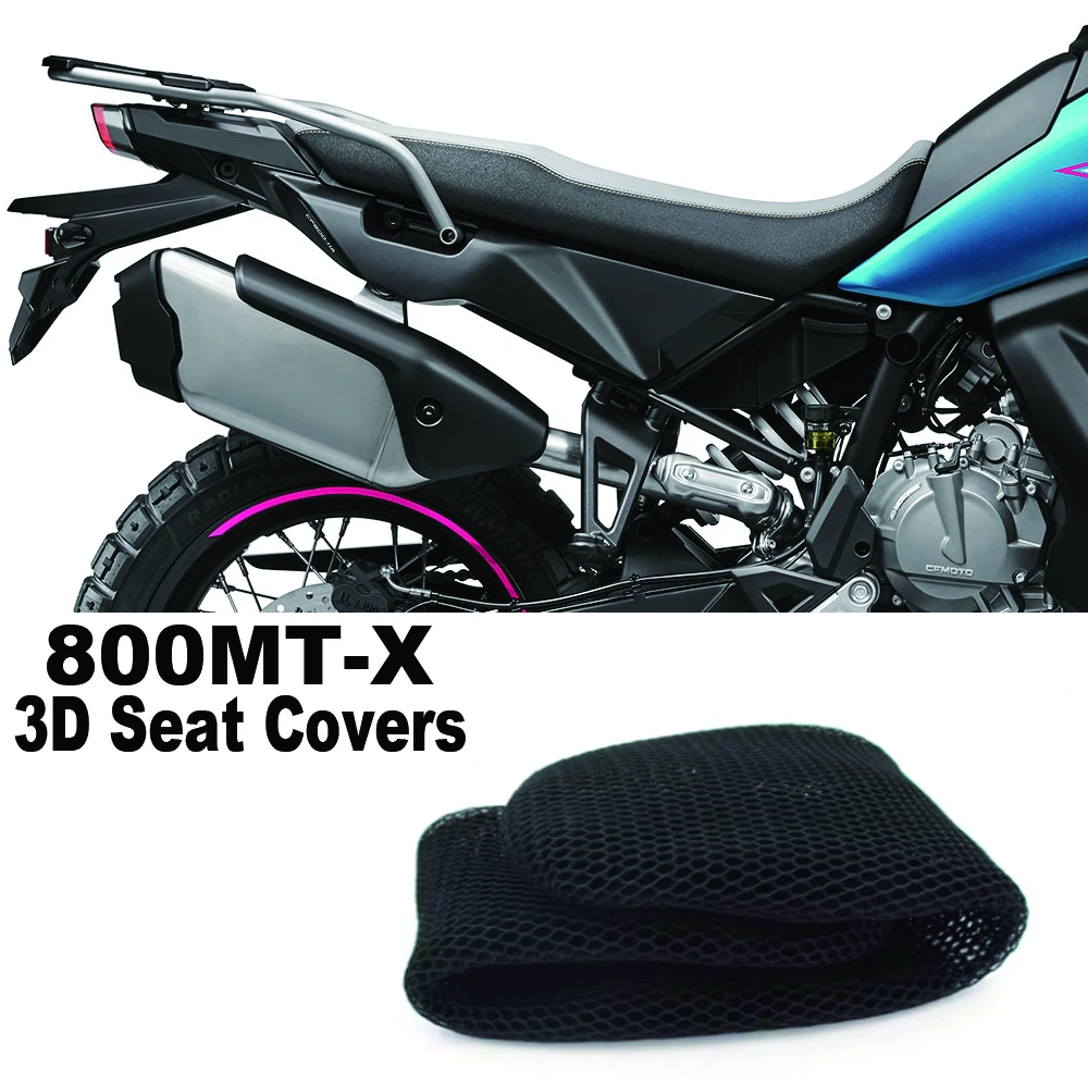 for CFMOTO 800MT-X and 800 MT 3D Mesh Fabric Seat Cover Motorcycle Heat-Insulating Seat Pad