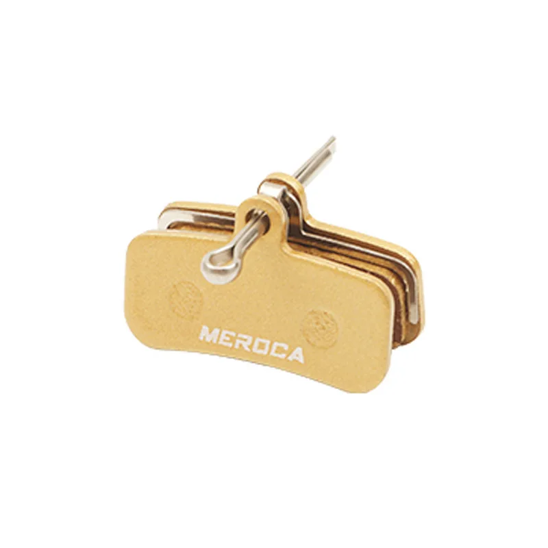 MEROCA 4 Piston Mtb Bike Hydraulic Brake Pads For Saint M810 M820 Zeem640 Cycling Bicycle Parts Copper-based Metal Brake Pads