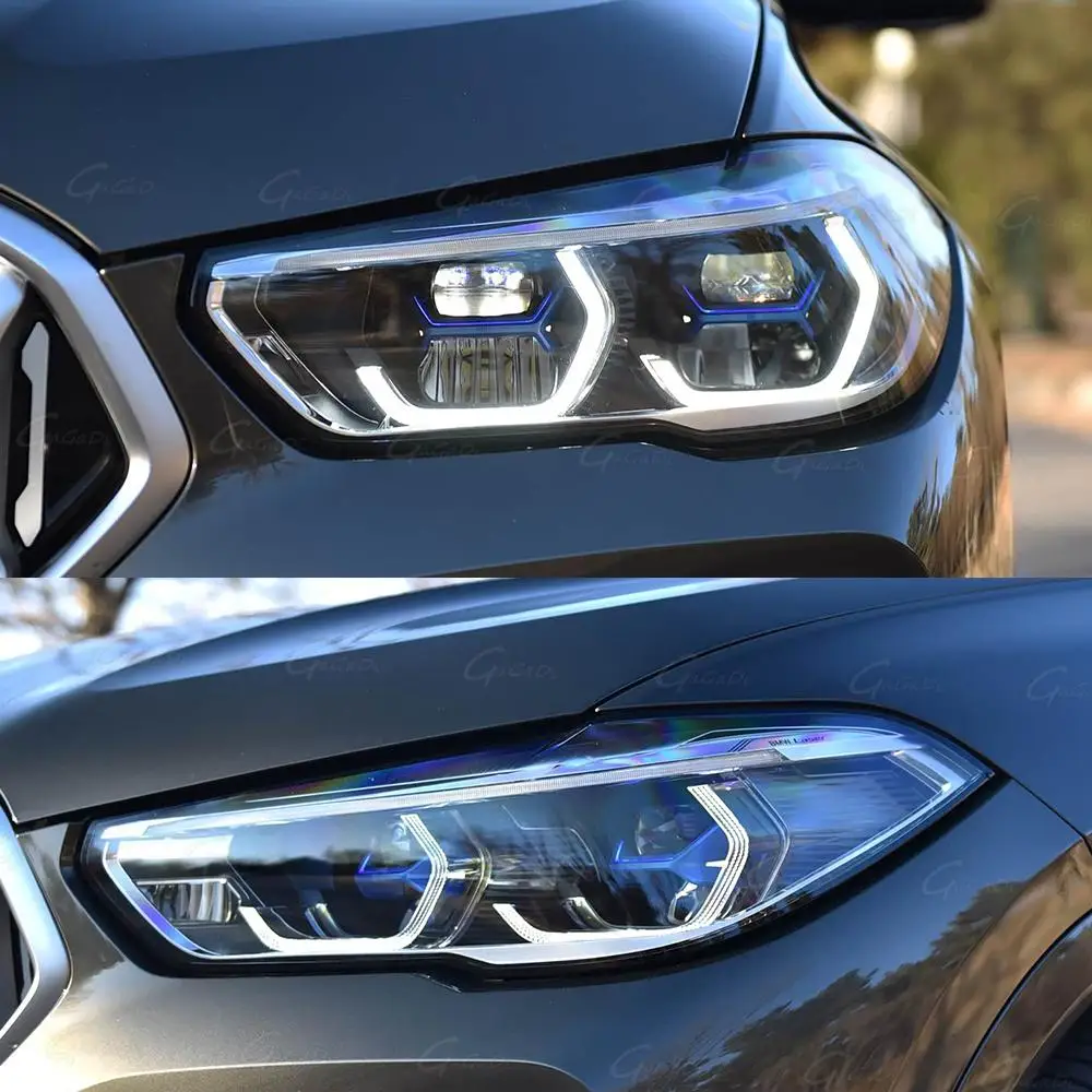 Fit For BMW X5 X6 G05 G06 LED 2019-2023 Light source chips Daytime running light bulb DRL Headlight Light Guide Tubes view 2