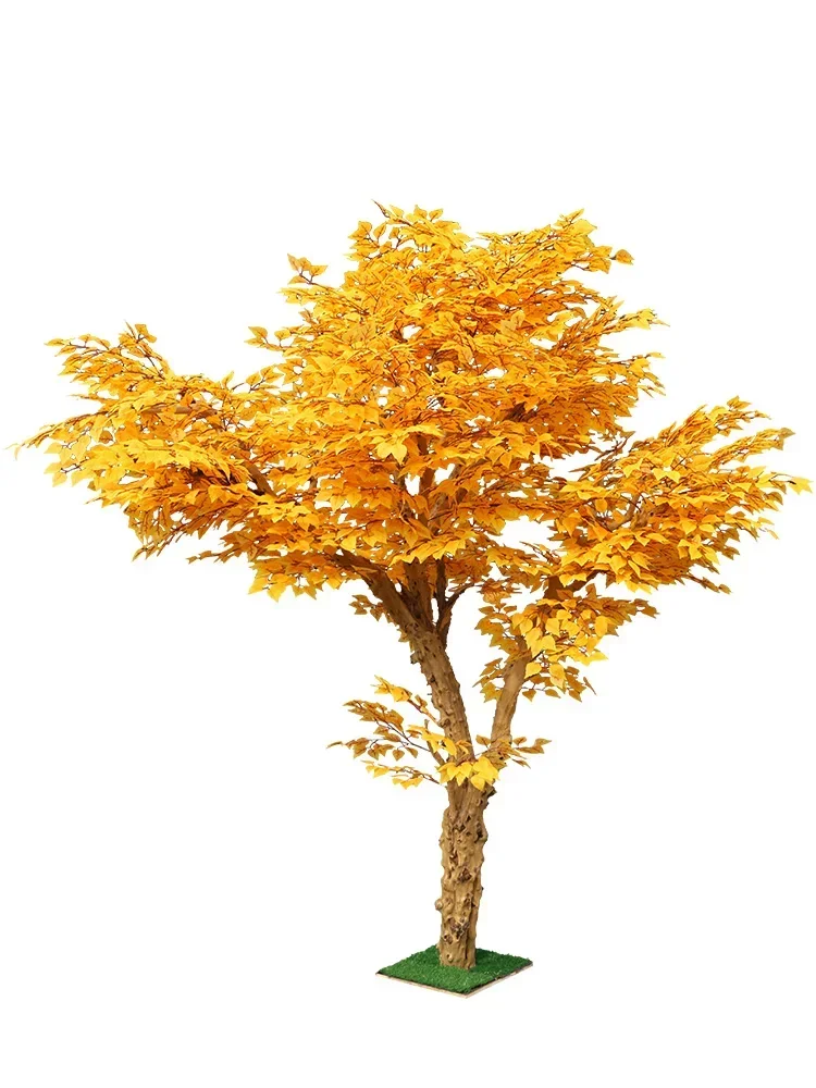 Simulation Silver Birch Decoration Indoor Artificial Tree Floor-Standing Decorations Decoration New Chinese Style