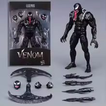 AMAZING YAMAGUCHI Venom Carnage Spider Man legends Action Figure Joint Movable Face Statue Model Doll Collectible kids for Toy - AliExpress