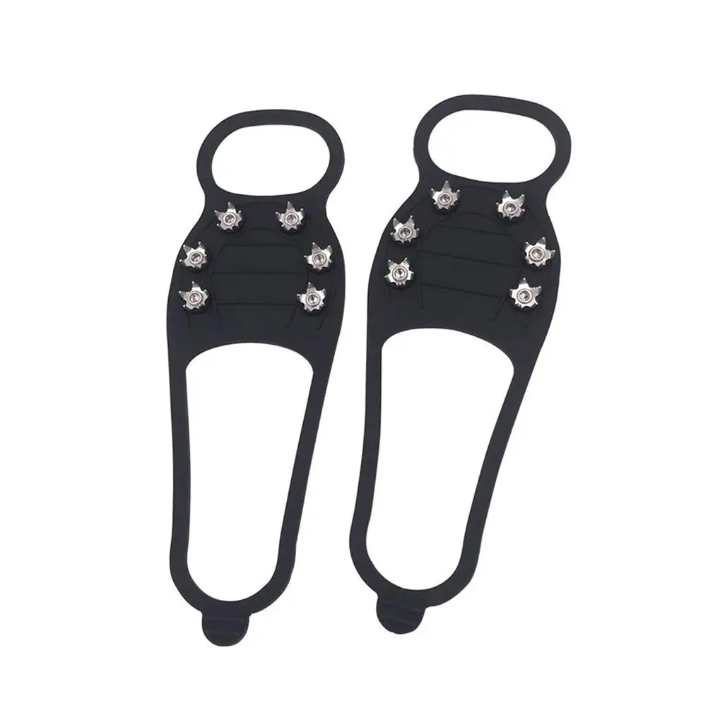 

Non Slip 6 Ice Snow Grips Portable Lightweight Climbing Accessories Shoe Cleats Shoes Grips 6 Teeth Covers