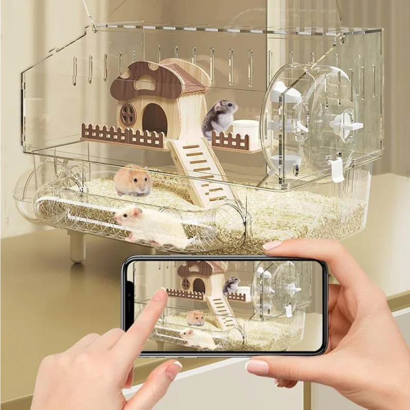 

Роскошные виллы для мелких животных, такие как хомяки, оснащены игровыми помещениями и компактными привычками.