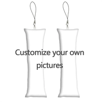 Custom Body Pillow Keychain Cartoon Pillow Key chain with PP Cotton Customized Anime Mini Dakimakura Pillows