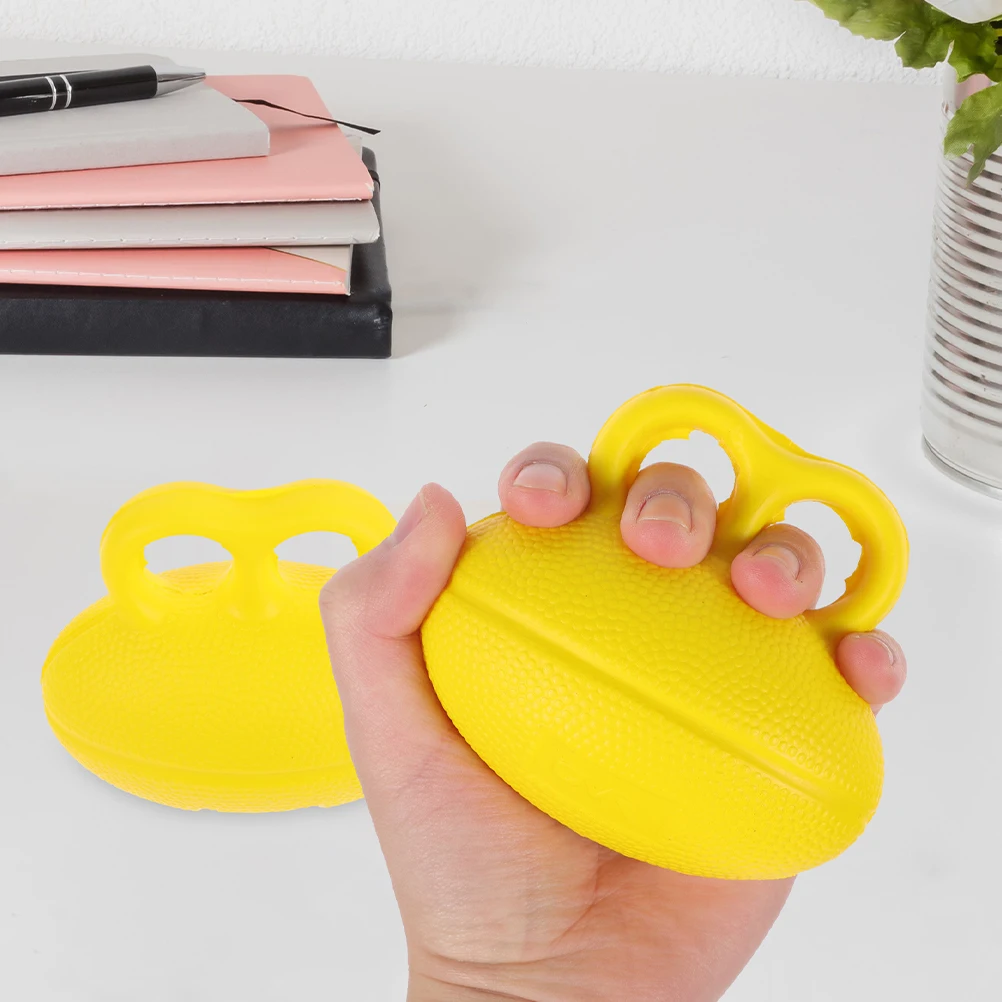 2 قطعة كرات قوة قبضة اليد PU معدات تدريب الأصابع المتينة لتخفيف الضغط وتخفيف التوتر وإعادة التأهيل #3