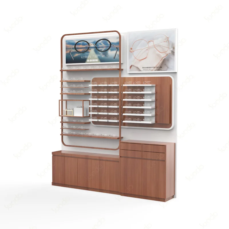 Custom. sundo wooden optics interior showcase model glasses display cabinet sunglasses shop display cabinet cabinet