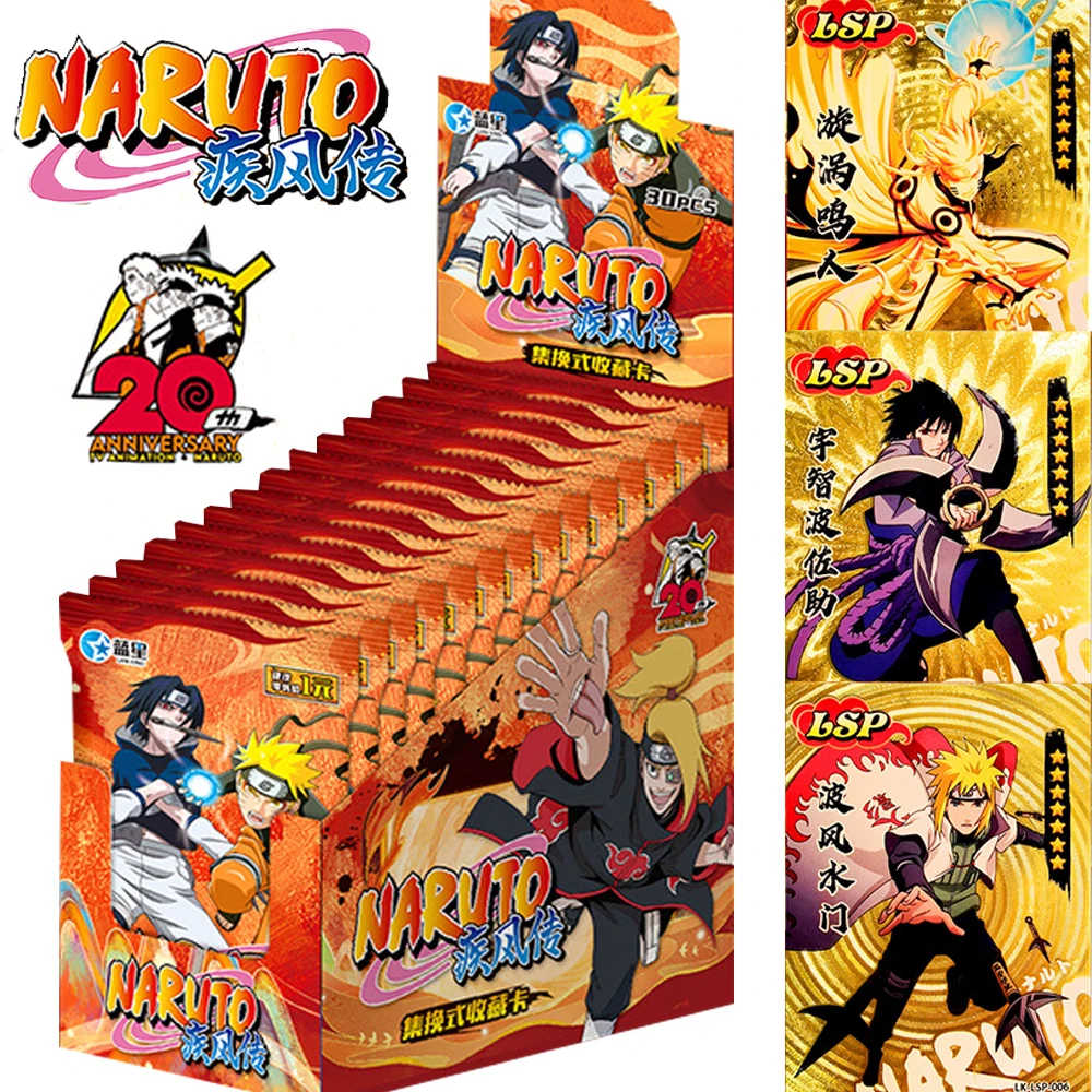 

Anime Naruto Collection Cards Highly Popular Beloved Character Rare Limit Trading Battle Card Table Toys for Children Xmas Gifts