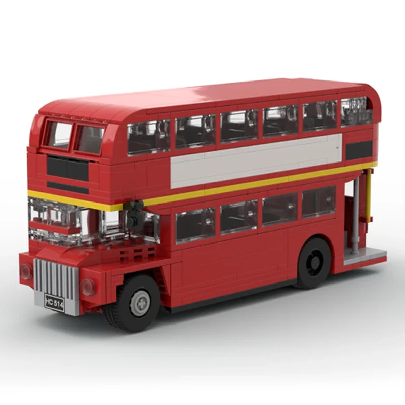 Moc Building Bricks City Car Model London Double-decker Bus Technology Modular Blocks Gifts Toys For Children DIY Sets Assembly