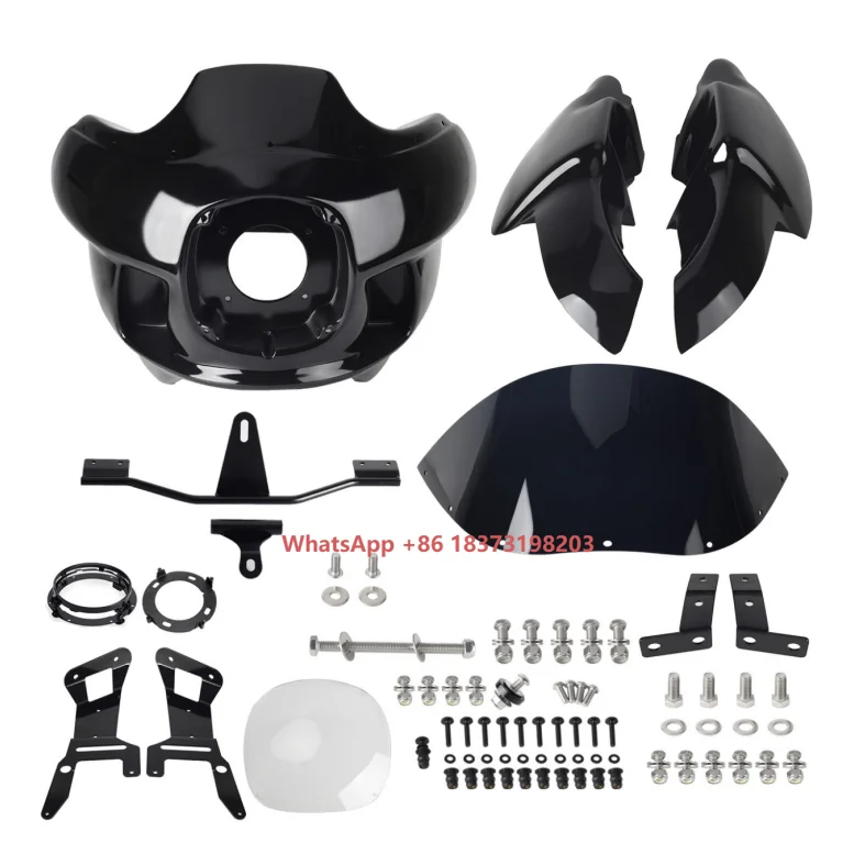 Headlight and Lower Leg Fairing Cover Windscreen for Dyna Wide Glide FXDWG FXDWGI