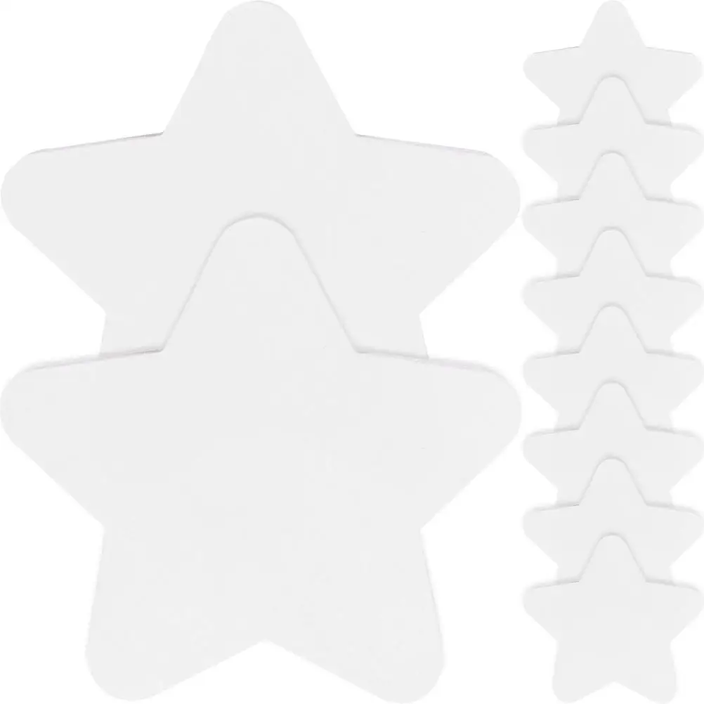

10 Pcs Thickened Star Shaped Premium Cotton Drawing Board Blank Artist Canvas For Painting Educational Panel Hobby Art Panel