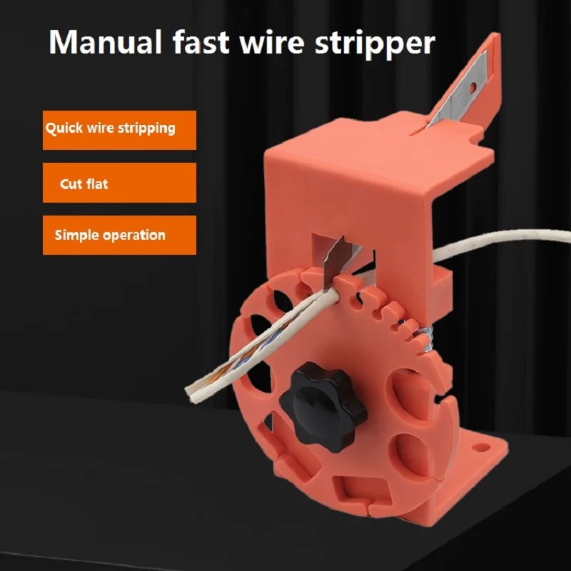 คู่มือ Quick Wire Stripper ทองแดงสายไฟ Demolisher คีมตัดคลิปแบบพกพาตัด CRIMPING TOOL