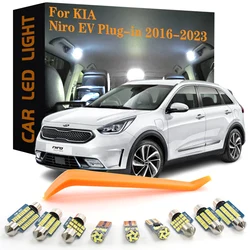 10pcs Canbus Car Accessories LED Interior Lights For KIA Niro EV Plug-in  2016 2017 2018 2019 2020 2021 2022 2023 No Error Lamps