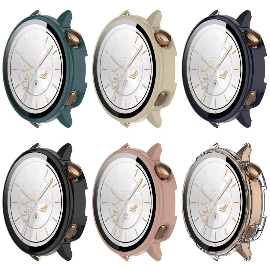 For Oneplus Watch 3 43mm Case Cover PC+Tempered Glass Protective Shell Frame Bumper For OPPO X2 Mini Screen Protector Accessorie view 2