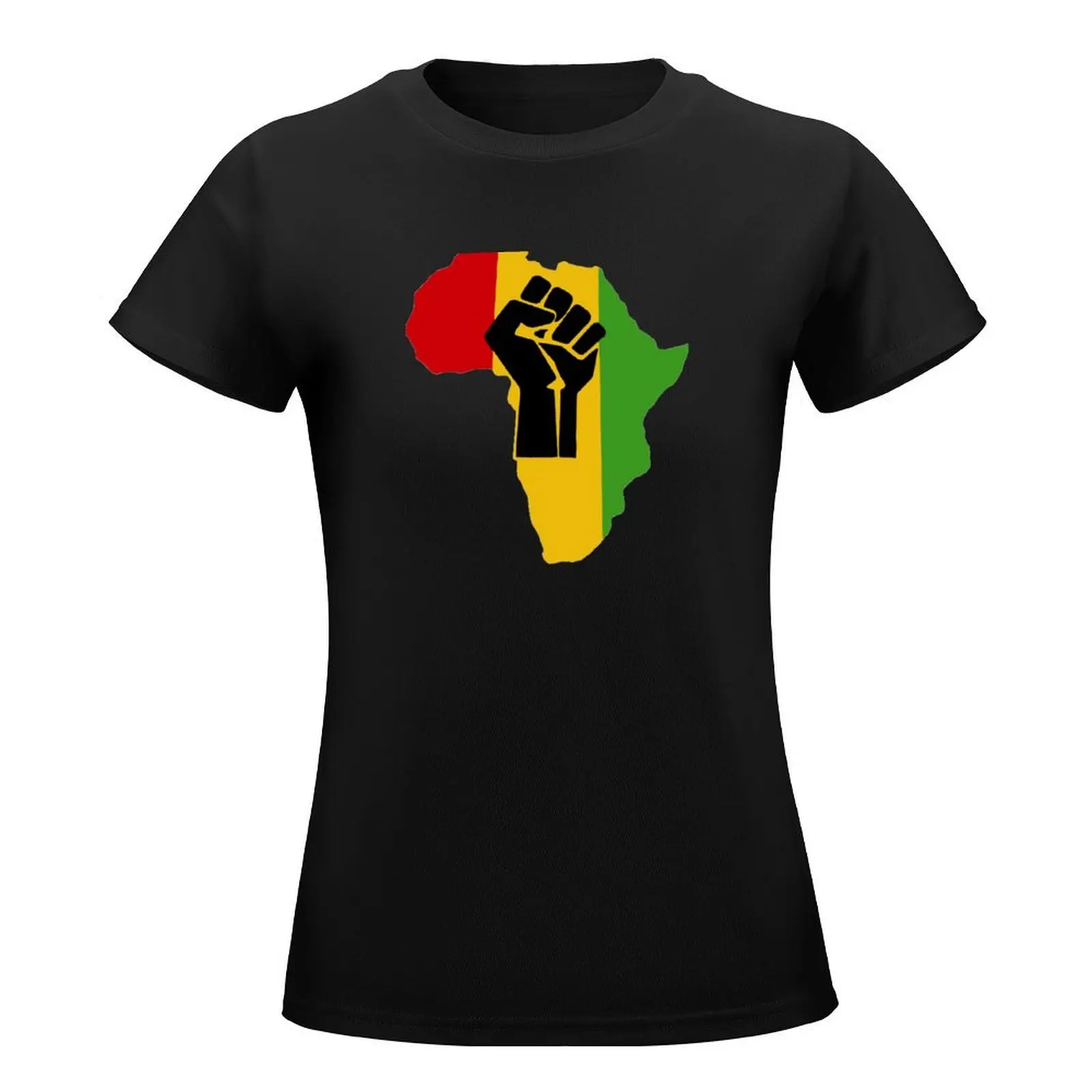 Africa Power T-Shirt shirts graphic tees cute tops aesthetic clothes white t-shirts for Women