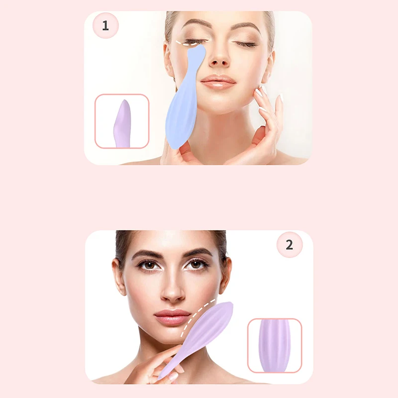 

Face Roller For Face And Eye Face Beauty Roller Skin Care Tools Gua Sha Face Massage Silicone Face Roller Beauty