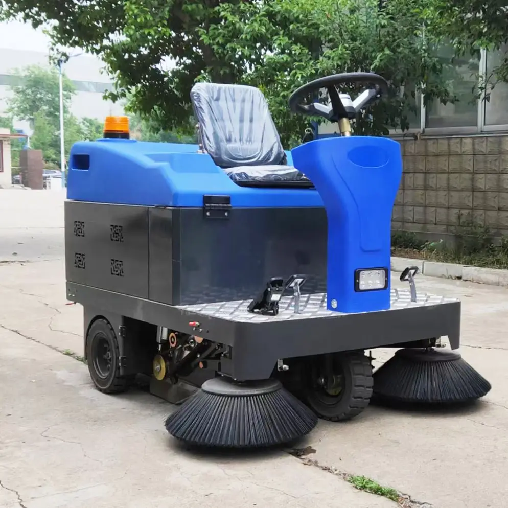 Wholesale Electric Floor Sweeper Broom Machine Road Cleaning Garden Factory Farm Equipment