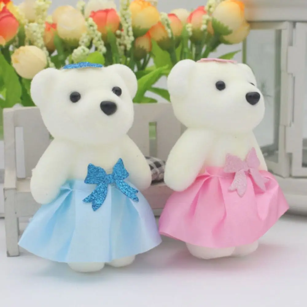 

10pcs/set Foam Bear Bear Plush Foam Toys Plush Doll Cartoon Mini Bear Flower Bouquet 10cm DIY Cartoon Bouquet Doll