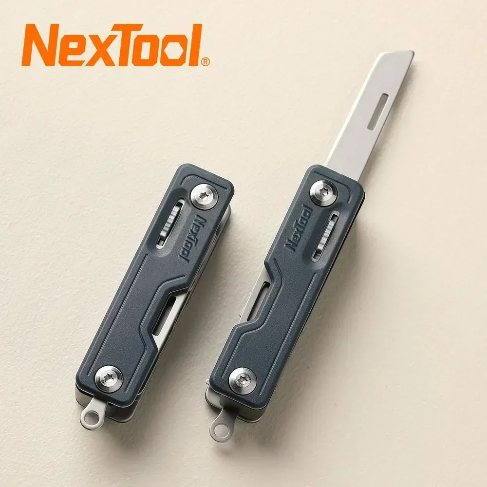 NexTool 10 in 1 EDC Multifunctional Unpack Knife Keychain Multitool Scissors Screwdriver Folding Tools Outdoor Survival Tool