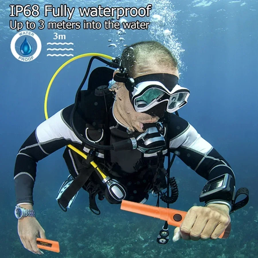 Portable TC-110 Metal Detector Pointer IP68 Waterproof Pinpoint GP-pointer Hand Held Metal Detector Positioning Rod Detector