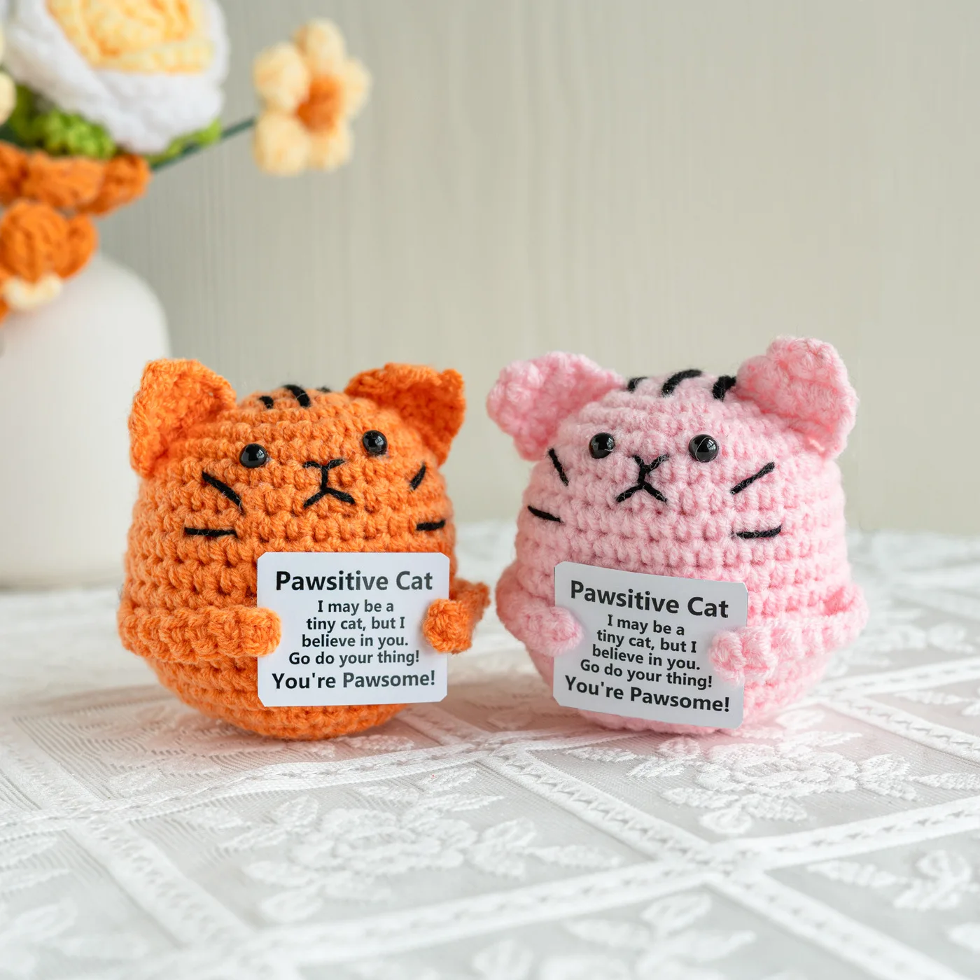 Home Textiles Europe - Engraçado crochê suporte emocional boneca de