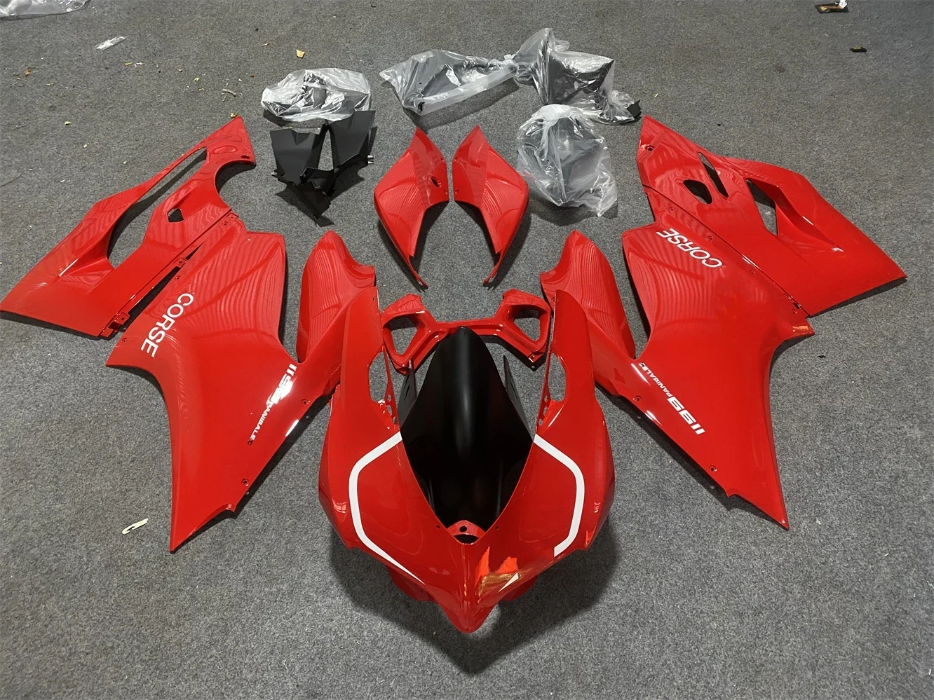 Motorcycle Fairing Kit for Ducati 1199 2012 2013 2014 2015 Years 899 12-15 Fairing Red Black