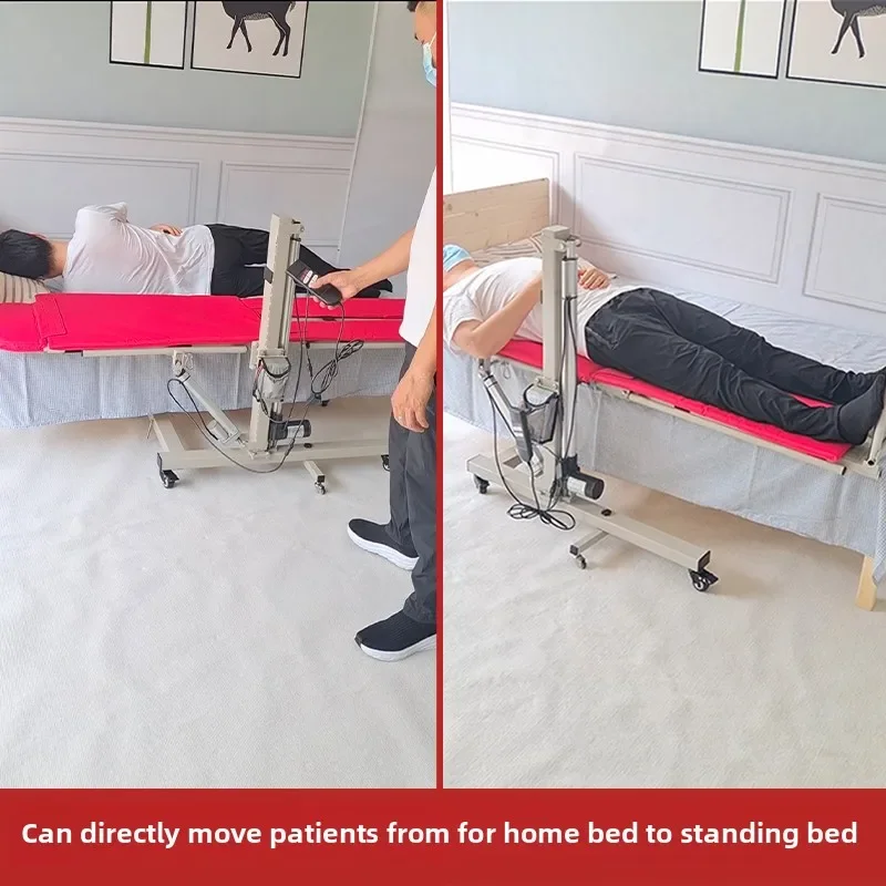 Multifunctional standing bed stroke hemiplegia rehabilitation training paralyzed elderly fixed straight standing plus walking