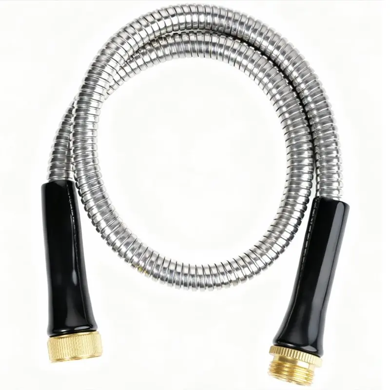 【PRICE-DROP!】Garden For Hose 3Ft X 5/8" Short Stainless Steel Metal For Hose For Hose Reel Faucet, Leader Pipe