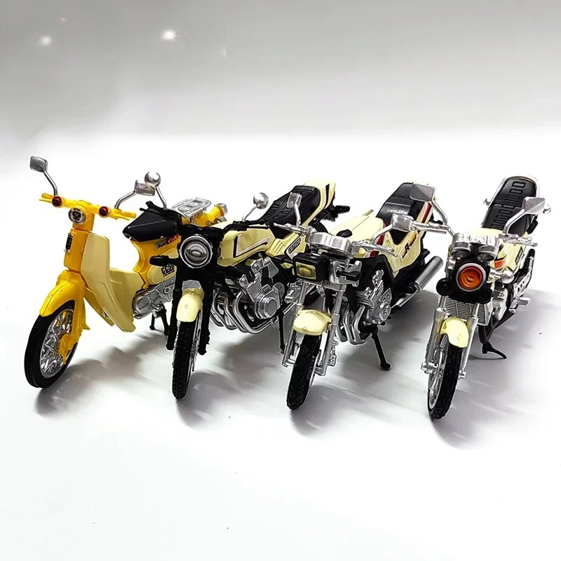 

4pcs/set 4D Assembly 1/24 Motorcycle Model CBR400F CB750F CC50 RZ250 Simulation Car Building Kits Toy Ornament