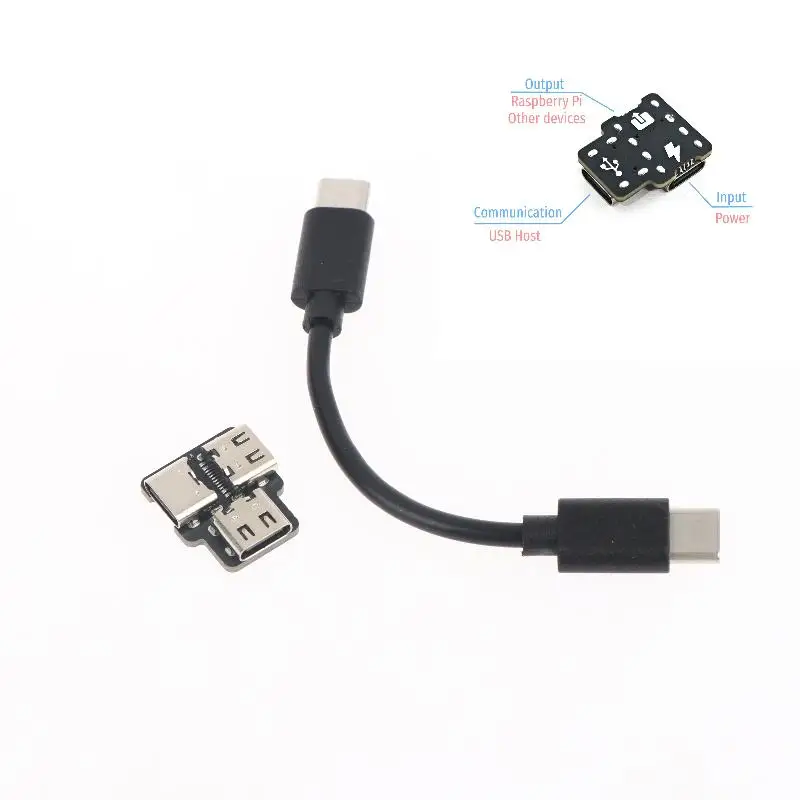 【C】Type-C Interface Power Splitter Suitable For USB 1 To 2 Module USB Power Splitter For Computer Communication Board