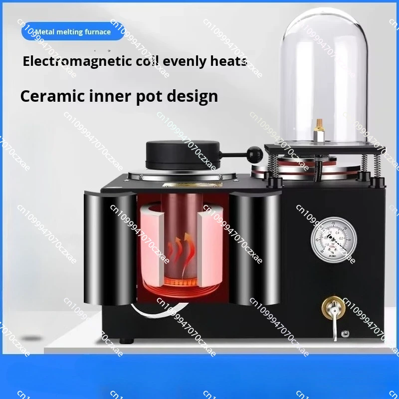 3-In-1 Service Equipment 2L Lost Wax Casting Metal Melting Furnace Jewelry Vacuum Casting Machine