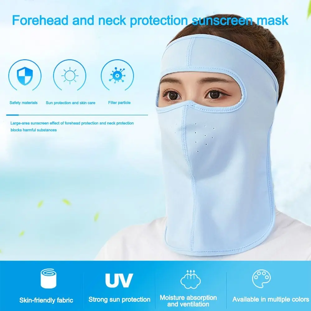 Maschera facciale sciarpa maschera per la protezione solare moda anti-uv maschera per il viso traspirante maschera per il viso maschera per ghetta per il collo integrale estate