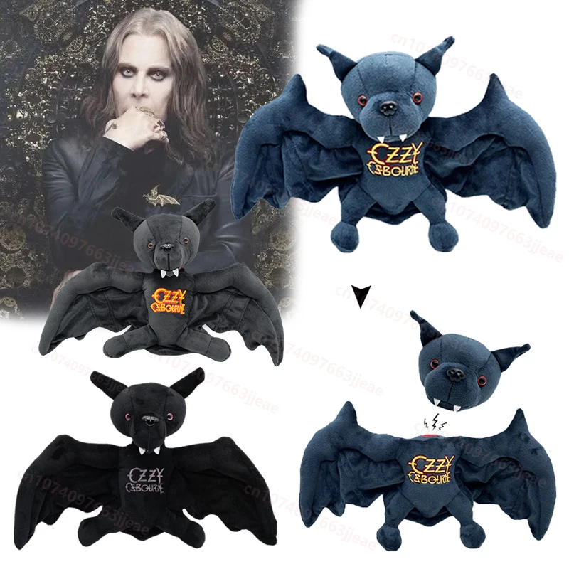 

Новинка 2024 года, плюшевая летучая мышь Ozzy Osbourne Back To The Beginning Ozzy Bat, плюшевая мягкая подушка, кукла, декор, игрушка, подарок для фанатов памяти