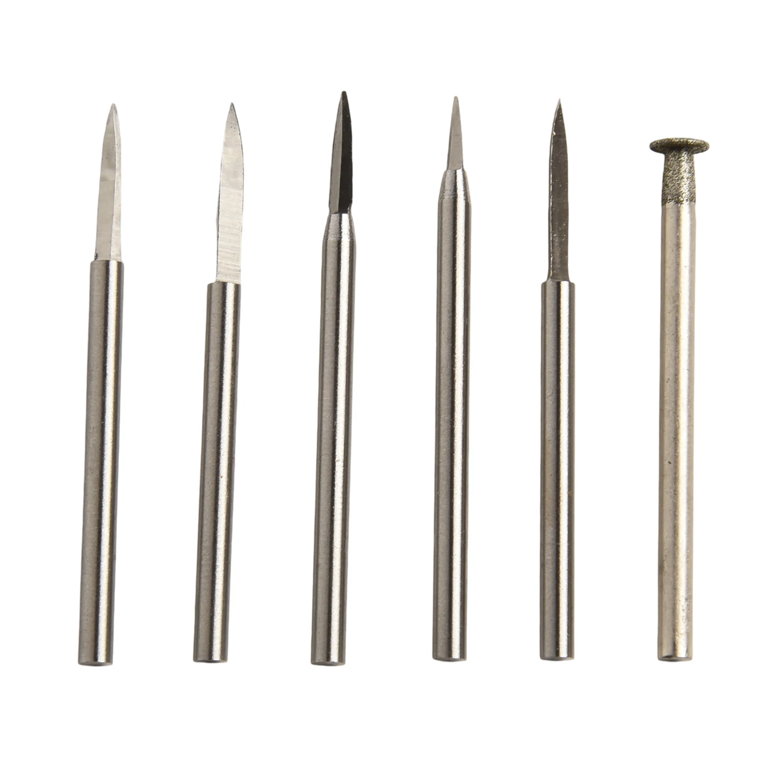6Pcs/set Grinding Tool Wood Carving Drill Bits 3mm/2.35mm Shank For Rotary Tool  Engraving Crafts Grinding Tool