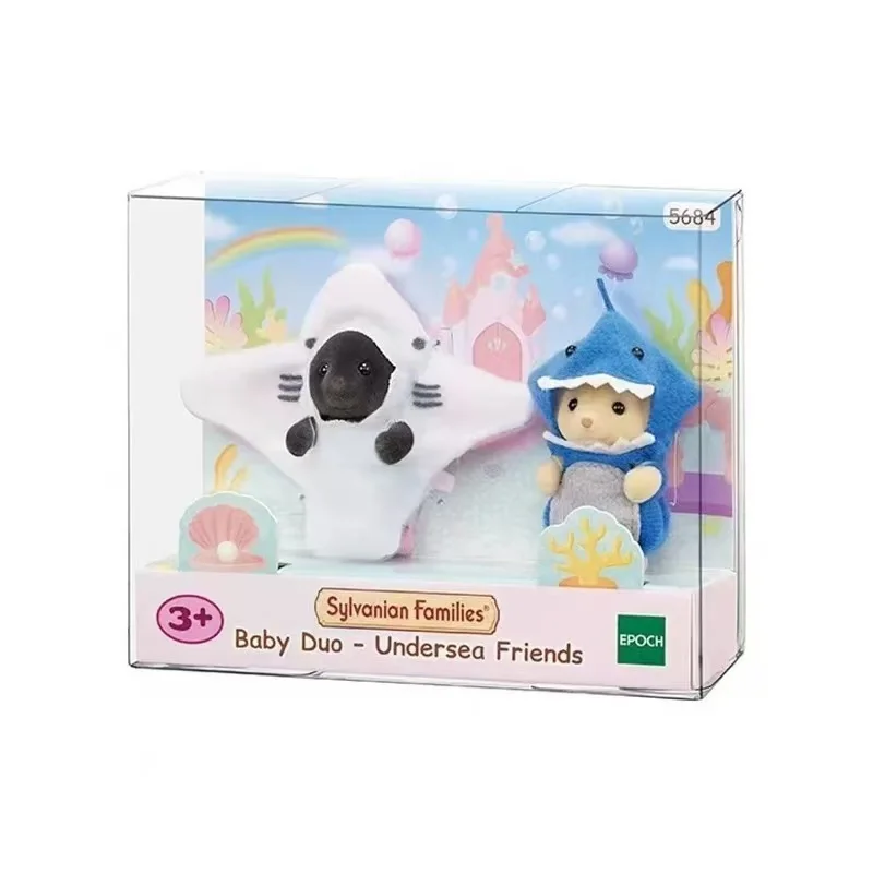 

Sylvanian Families Children's Kitchen Set Kids Toys Shark Girl Toys for Girls Mole Ternurines Original Ternuas Authentic Makeup